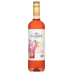 St. James Winery Fruity & Smooth Sweet Rose Wine 750 ml