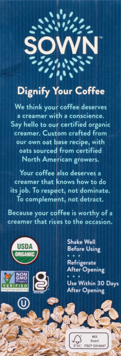slide 5 of 9, Sown Salted Oat Creamer, 32 fl oz
