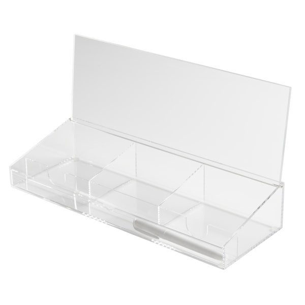 slide 2 of 4, Russell & Hazel Acrylic Dry-Erase Desktop Organizer, 2-1/2""H X 14""W X 5""D, Clear, 1 ct