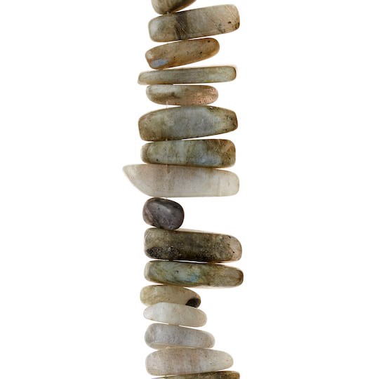 slide 1 of 3, Multicolor Labradorite Chip Beads By Bead Landing, 15 mm