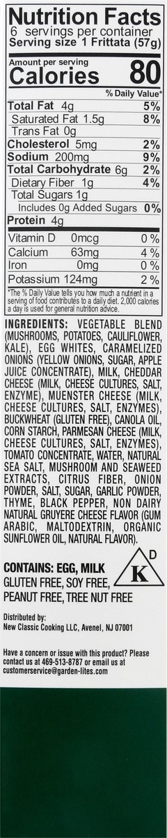 slide 4 of 9, Veggies Made Great Mushroom & 3 Cheese Egg White Frittatas 6 ea, 6 ct