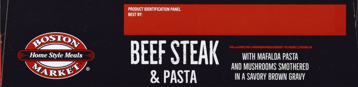 slide 8 of 11, Boston Market Home Style Meals Beef Steak Pasta, 14 oz