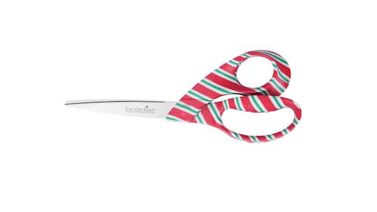 slide 1 of 3, 8" Candy Cane Stripe Scissors By Recollections, 8 in