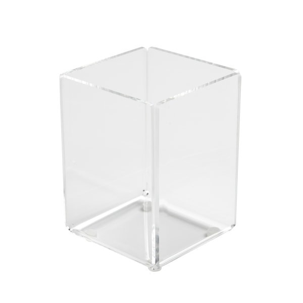 slide 1 of 3, Russell & Hazel Acrylic Pencil Bloc, 4""H X 3""W X 3""D, Clear, 1 ct