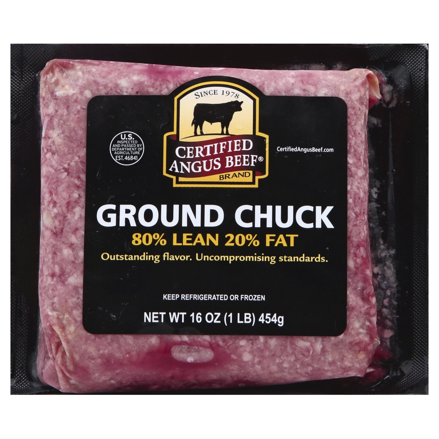 slide 1 of 1, Certified Angus Beef Ground Chuck 16 oz, 16 oz