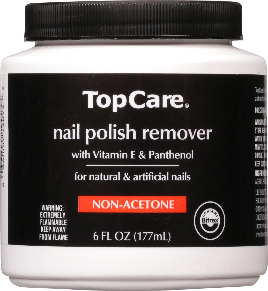 slide 6 of 12, TopCare Non-Acetone Nail Polish Remover 6 fl oz, 6 fl oz