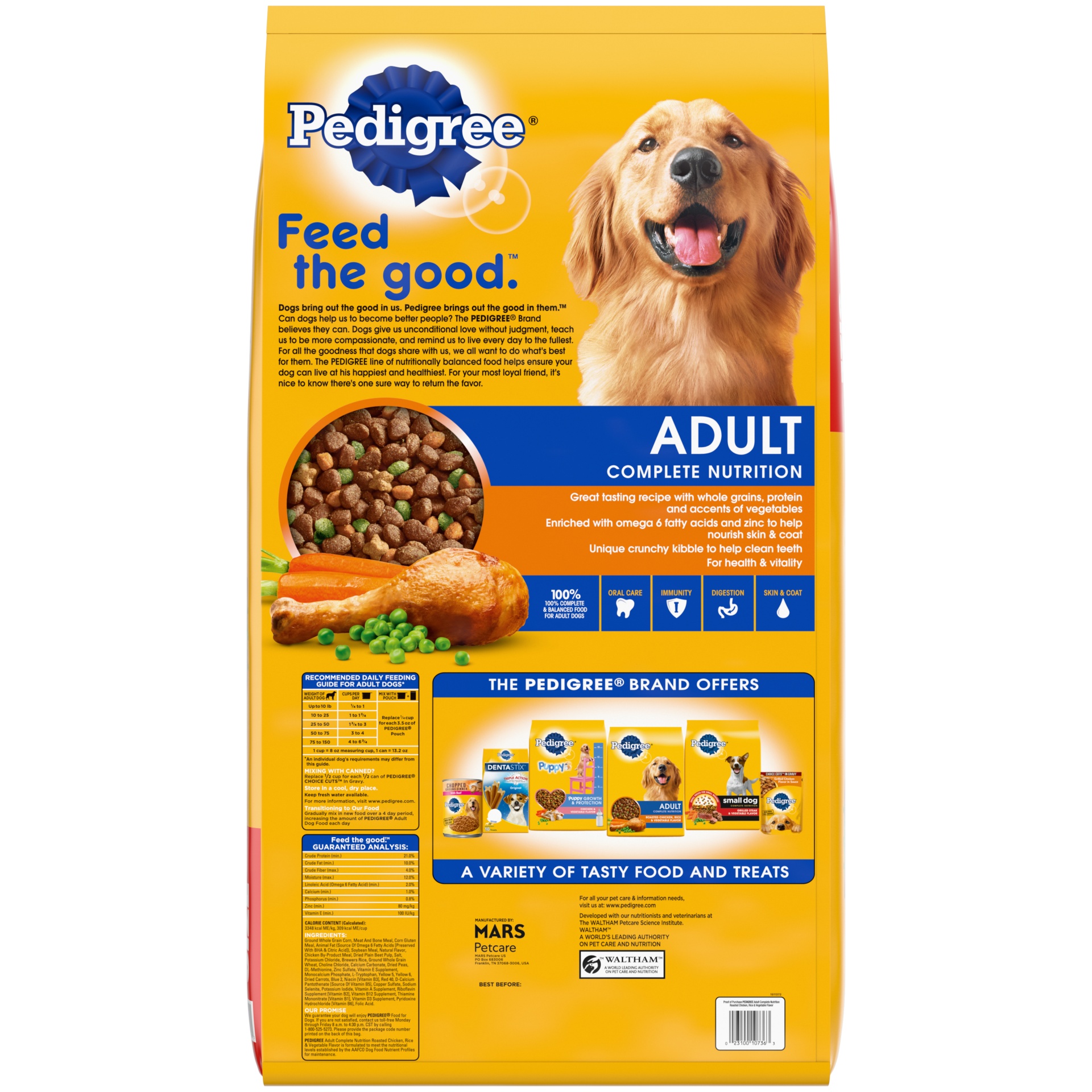 PEDIGREE Complete Nutrition Adult Dry Dog Food Roasted Chicken, Rice