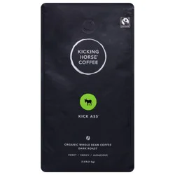 Kicking Horse Coffee Organic Dark Roast Whole Bean Coffee 2.2 lb