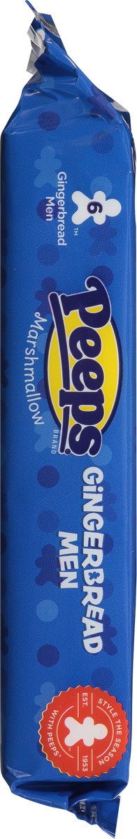 slide 14 of 14, Peeps Gingerbread Men Marshmallow - 6 ct, 6 ct