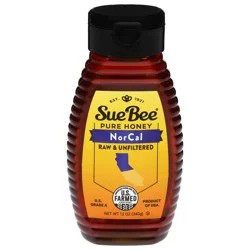 Sue Bee Pure NorCal Raw & Unfiltered Honey 12 oz