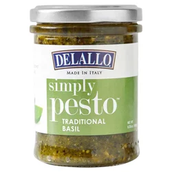 DeLallo Traditional Basil Simply Pesto 6.35 oz