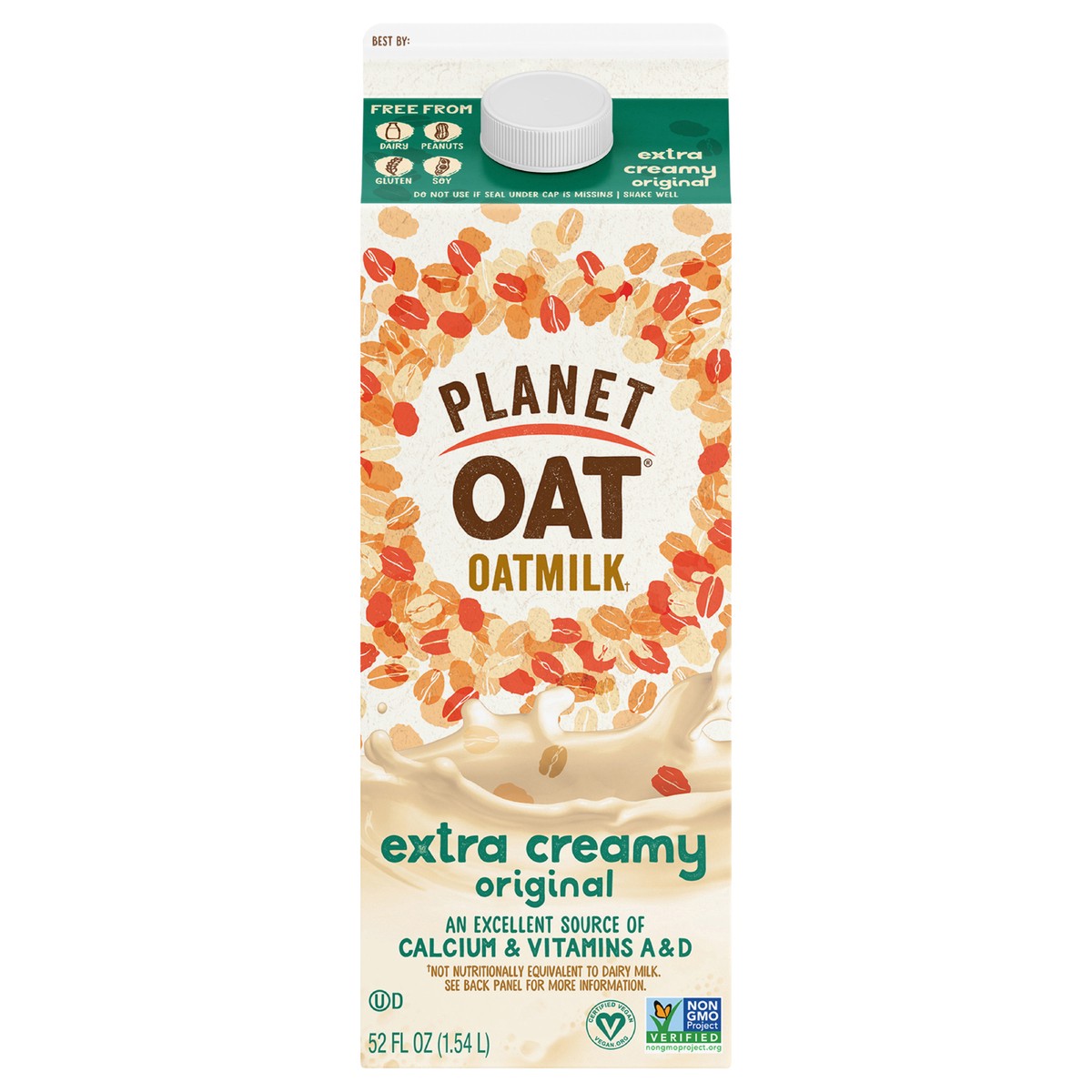 slide 1 of 3, Planet Oat Extra Creamy Original Oatmilk, 52 oz, 52 oz