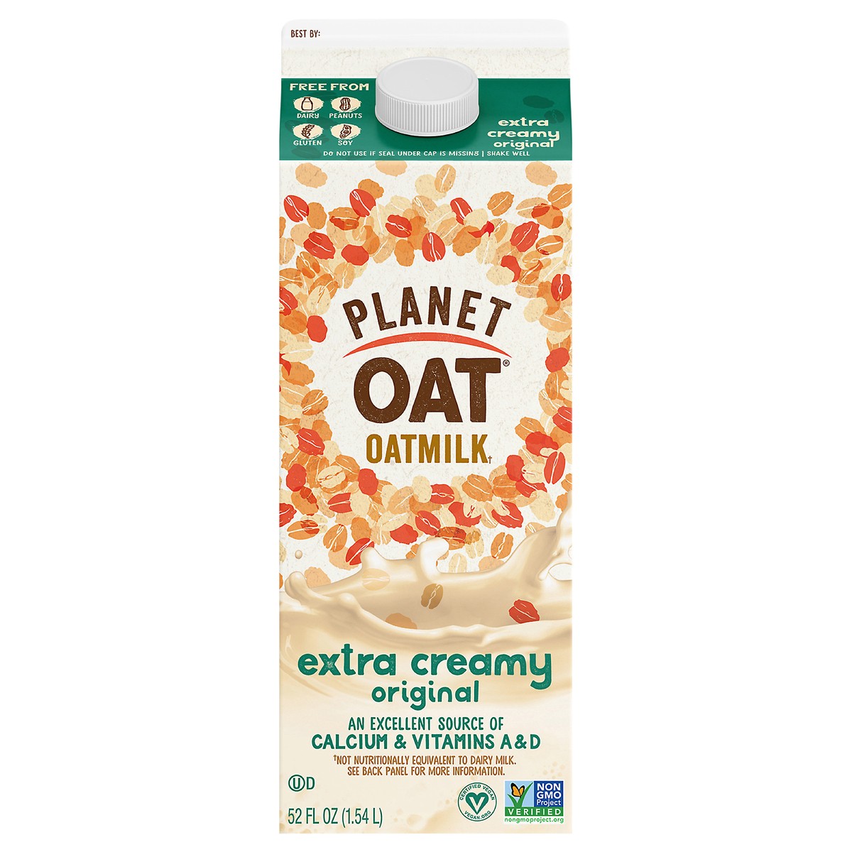 slide 1 of 3, Planet Oat Extra Creamy Original Oatmilk, 52 oz, 52 fl oz