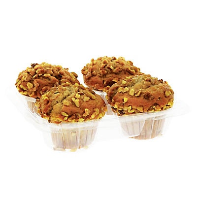 slide 1 of 1, H-E-B Banana Nut Muffins, 4 ct