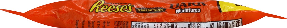 slide 4 of 5, Reese's Dark Chocolate Miniature Peanut Butter Cups, 12 oz