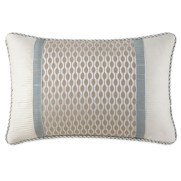 slide 1 of 1, Waterford Jonet Breakfast Throw Pillow - Cream/Blue, 1 ct