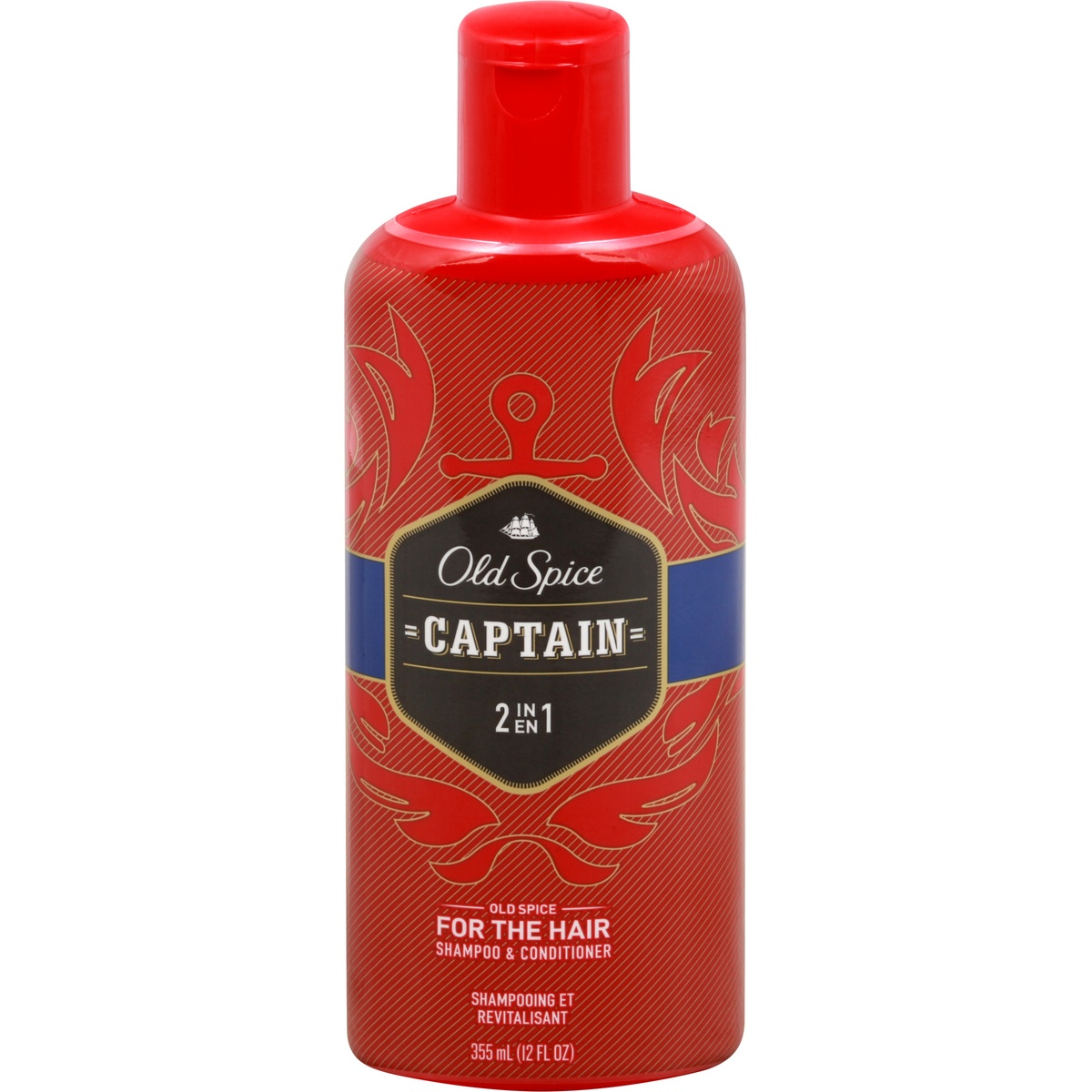 slide 1 of 3, Old Spice Captain 2 In 1 Shampoo & Conditioner For The Hair, 12 oz