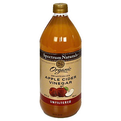 slide 1 of 6, Spectrum Naturals Organic Apple Cider Vinegar, 32 oz