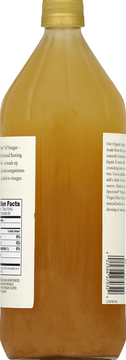 slide 6 of 6, Spectrum Naturals Organic Apple Cider Vinegar, 32 oz