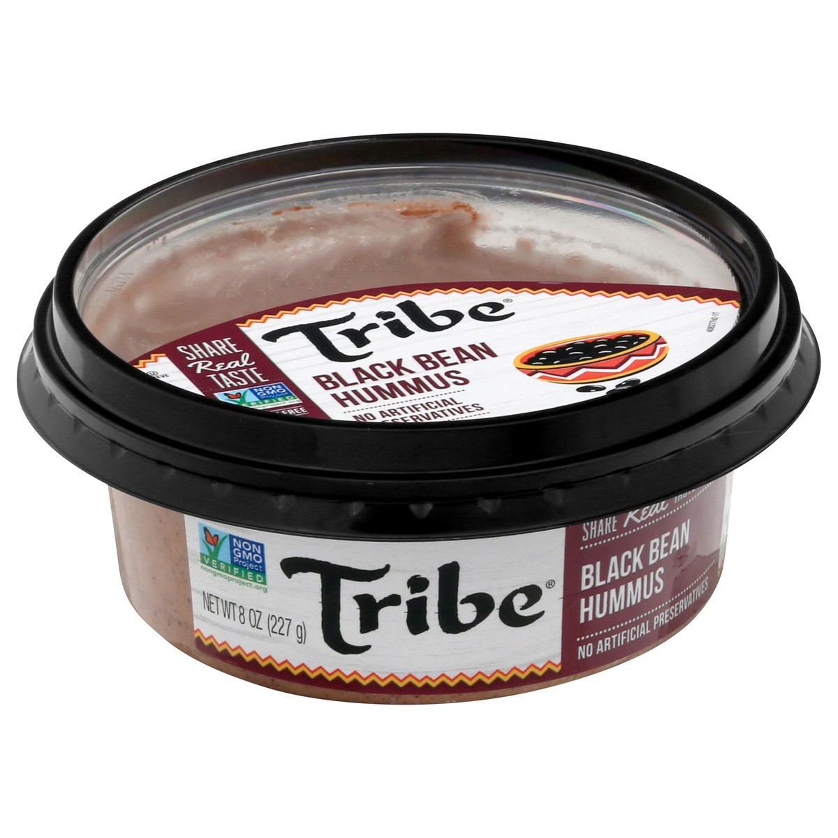 slide 2 of 10, Tribe Black Bean Hummus 8 oz, 8 oz