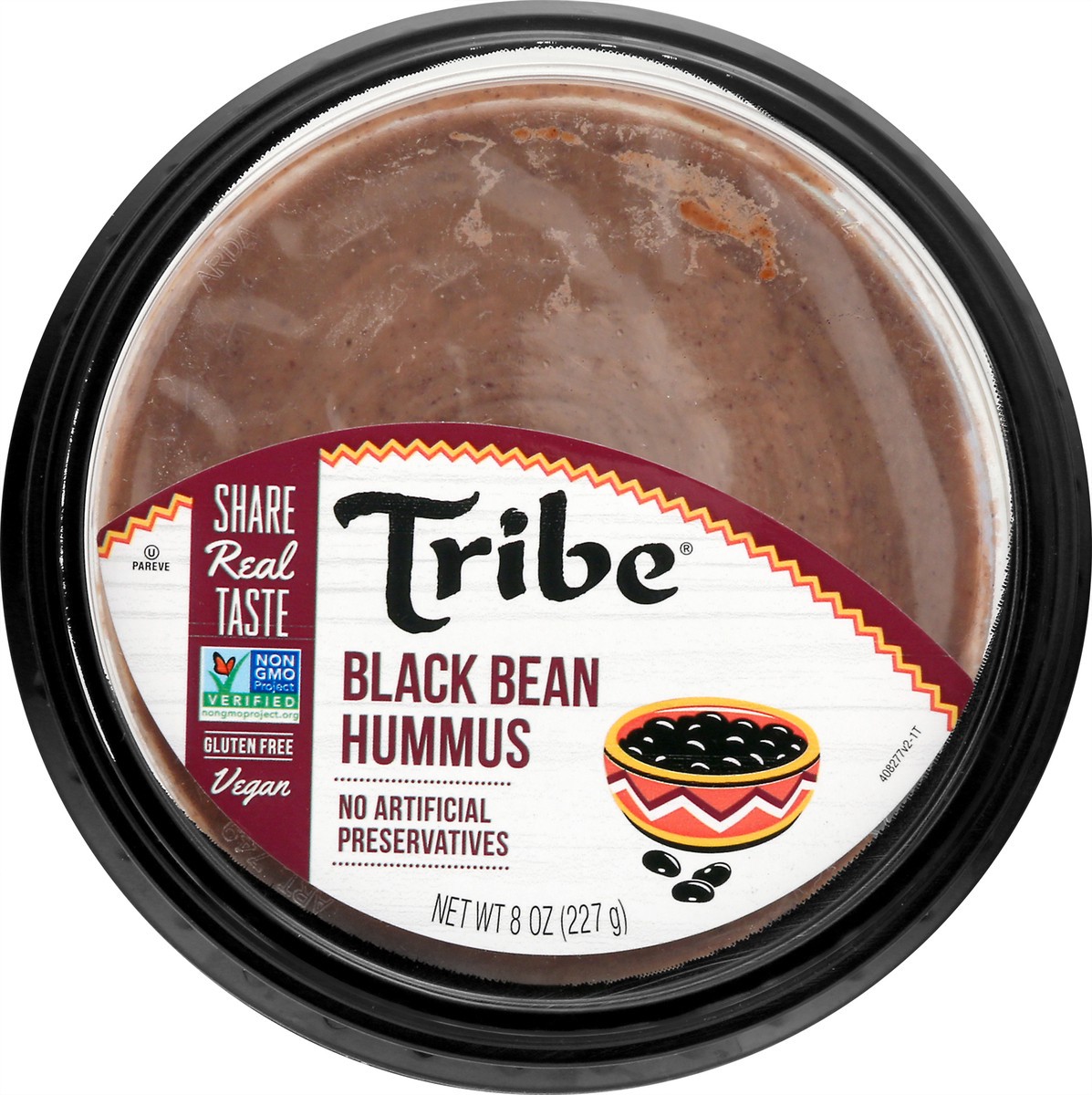 slide 6 of 10, Tribe Black Bean Hummus 8 oz, 8 oz