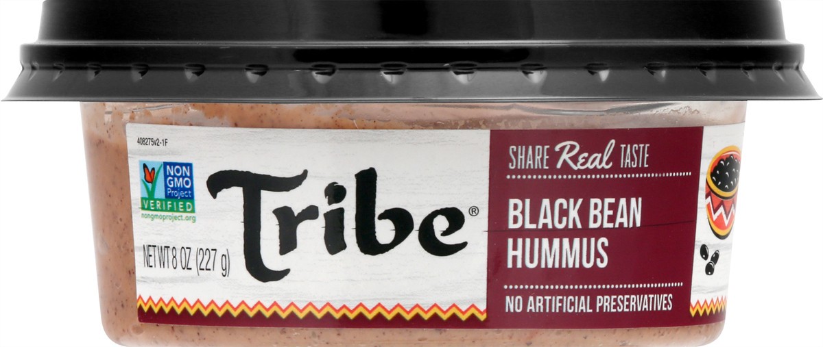 slide 9 of 10, Tribe Black Bean Hummus 8 oz, 8 oz