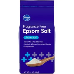 Kroger Fragrance Free Epsom Salt Soaking Aid