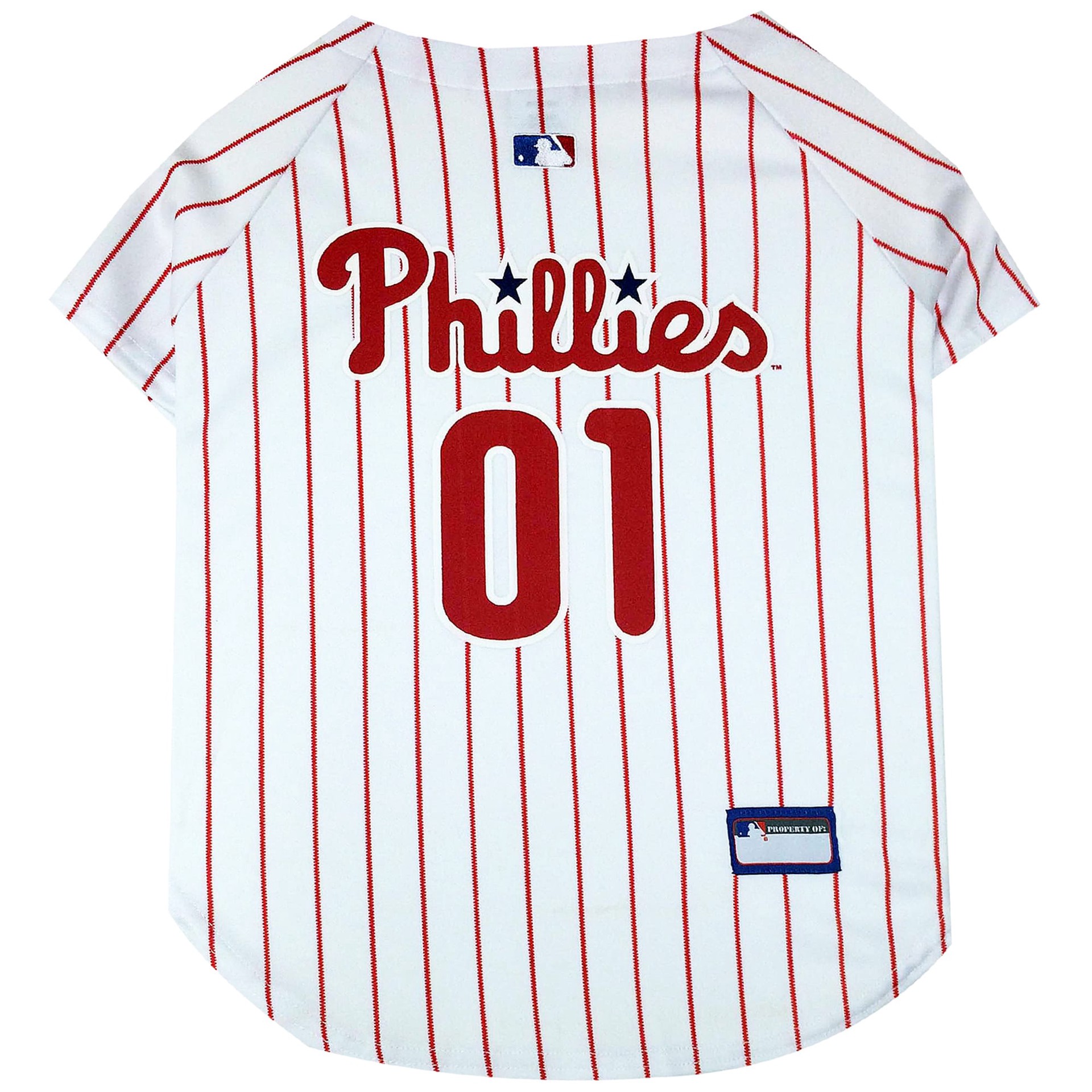 slide 1 of 1, Pets First Philadelphia Phillies MLB Mesh Jersey, LG