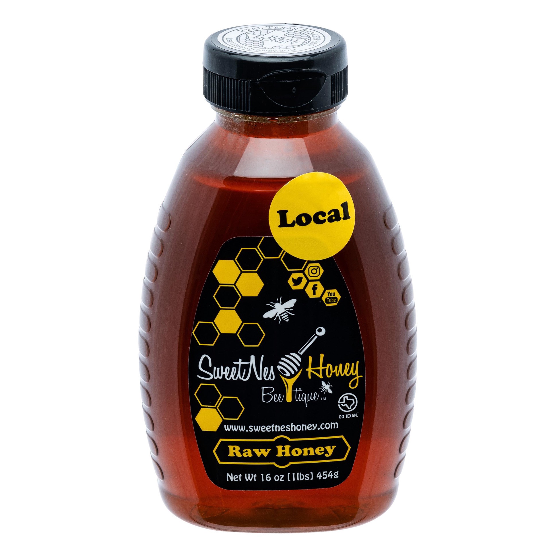 slide 1 of 1, SweetNes Raw Local Honey, 16 oz