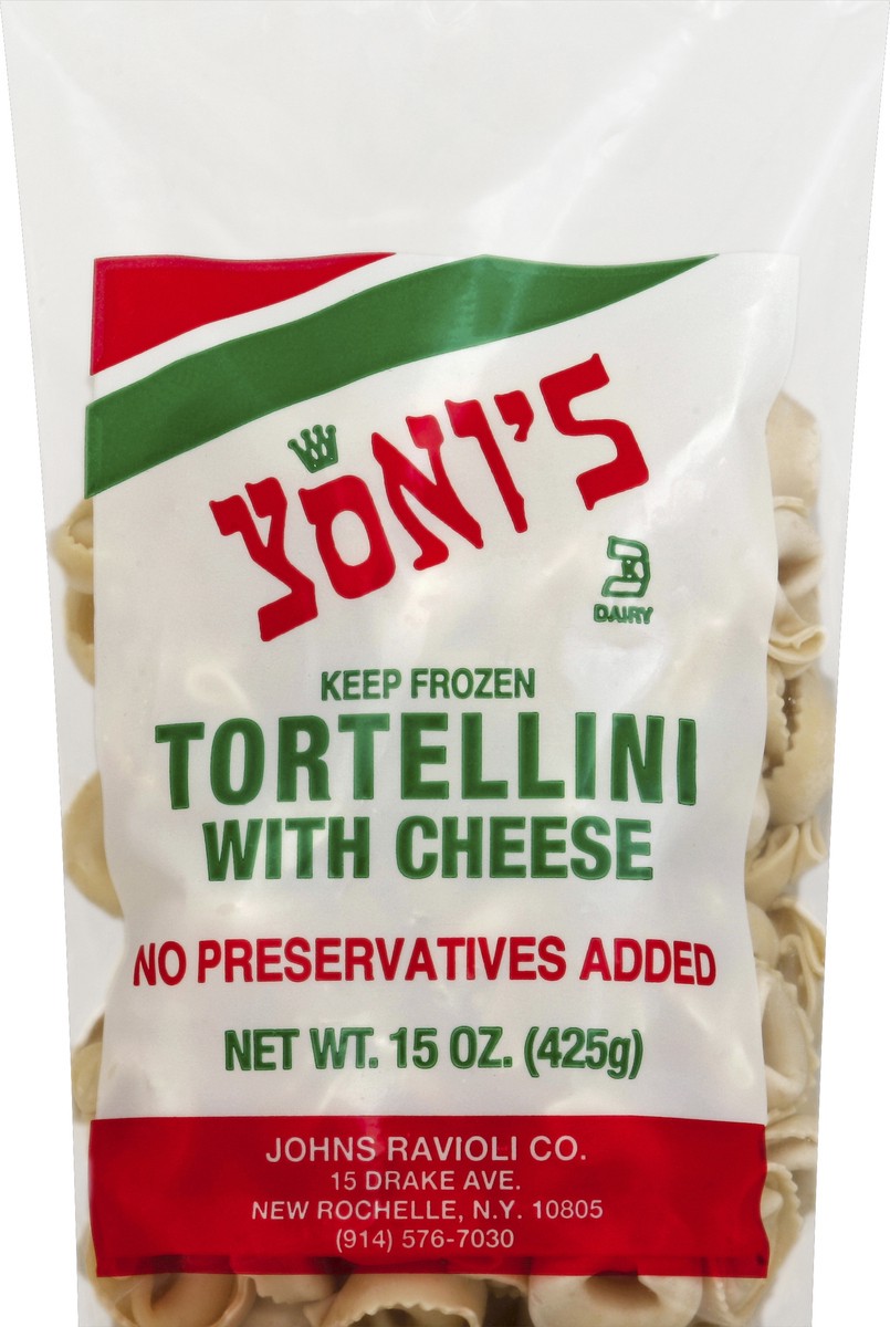 slide 2 of 2, Yoni's Tortellini 15 oz, 15 oz