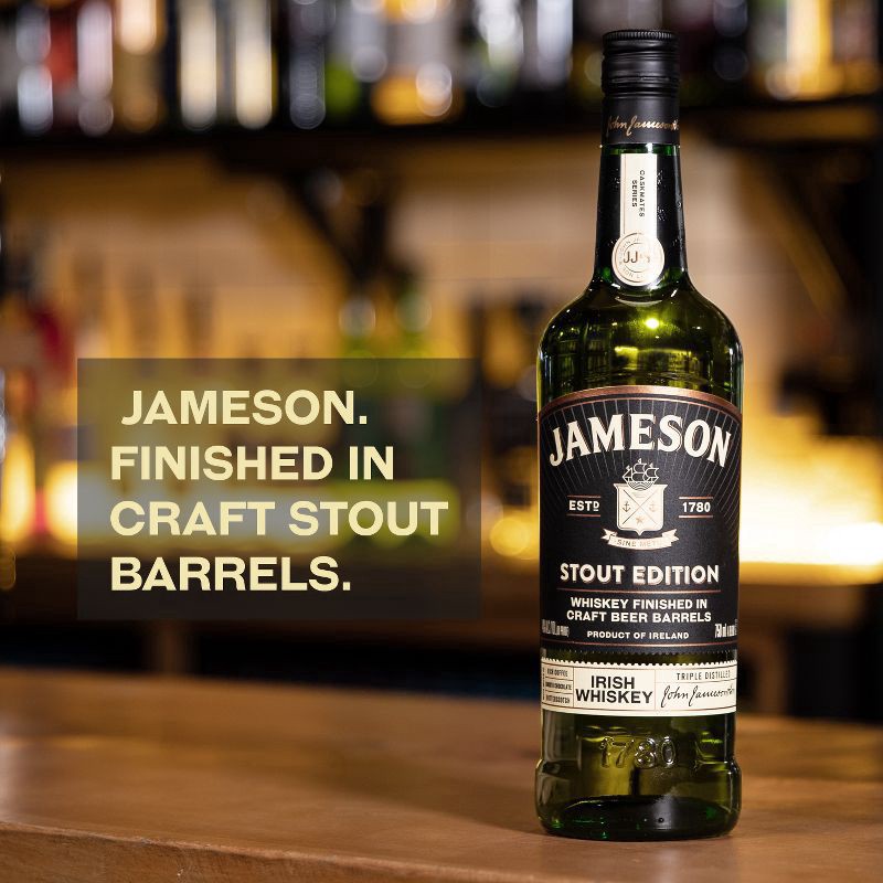 slide 3 of 5, Jameson Irish Whiskey Jameson Caskmates Stout Irish Whiskey, 750 mL Bottle, 40% ABV, 750 ml