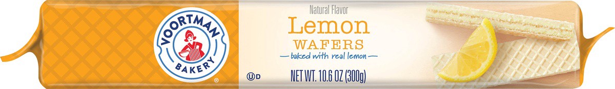 slide 7 of 9, Voortman Bakery Lemon Wafers 10.6 oz, 10.6 oz