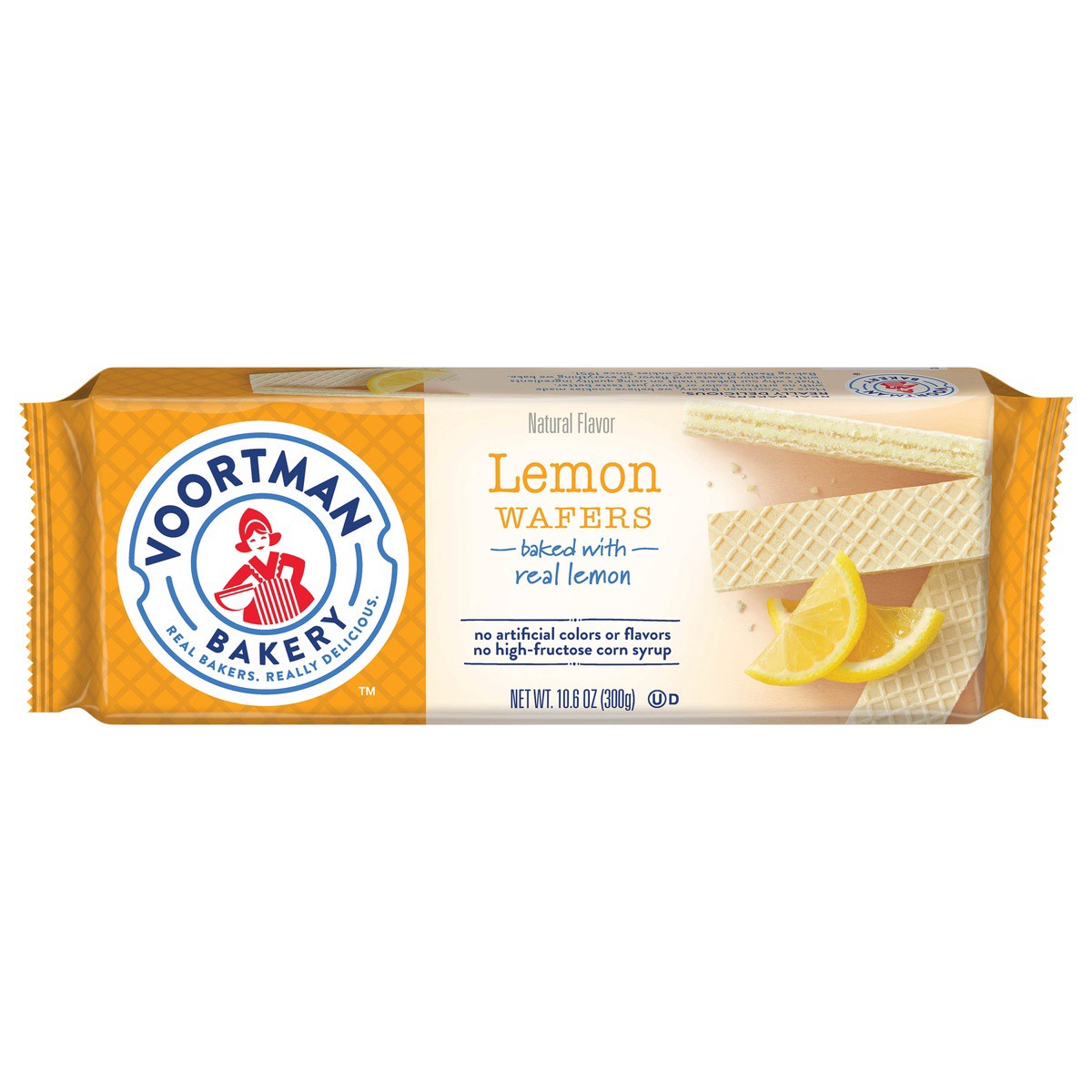 slide 1 of 9, Voortman Bakery Lemon Wafers 10.6 oz, 10.6 oz