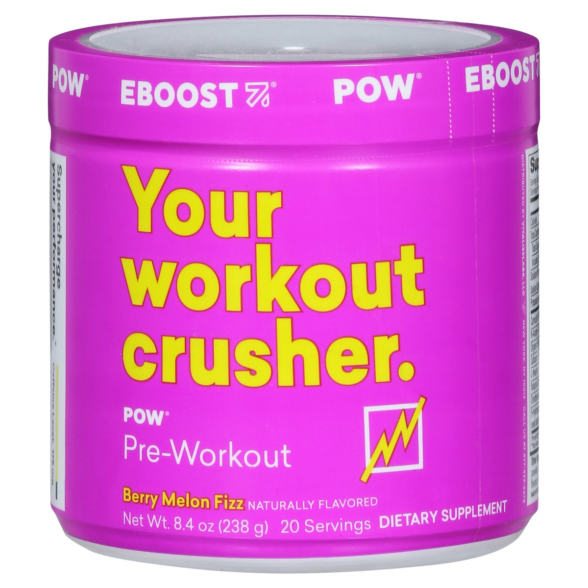 slide 1 of 1, EBOOST Berry Melon Fizz Pre-Workout 8.4 oz, 8.4 oz