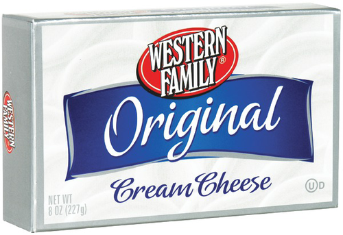 slide 1 of 1, Western Family Original Cream Cheese, 8 oz