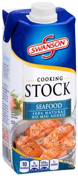 slide 1 of 1, Swanson Seafood Cooking Stock, 26 oz