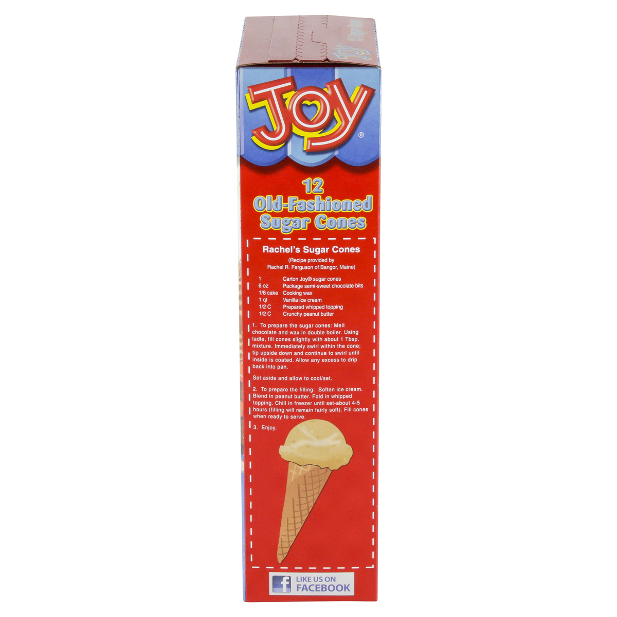 slide 6 of 6, Joy Sugar Cones, 12 ct