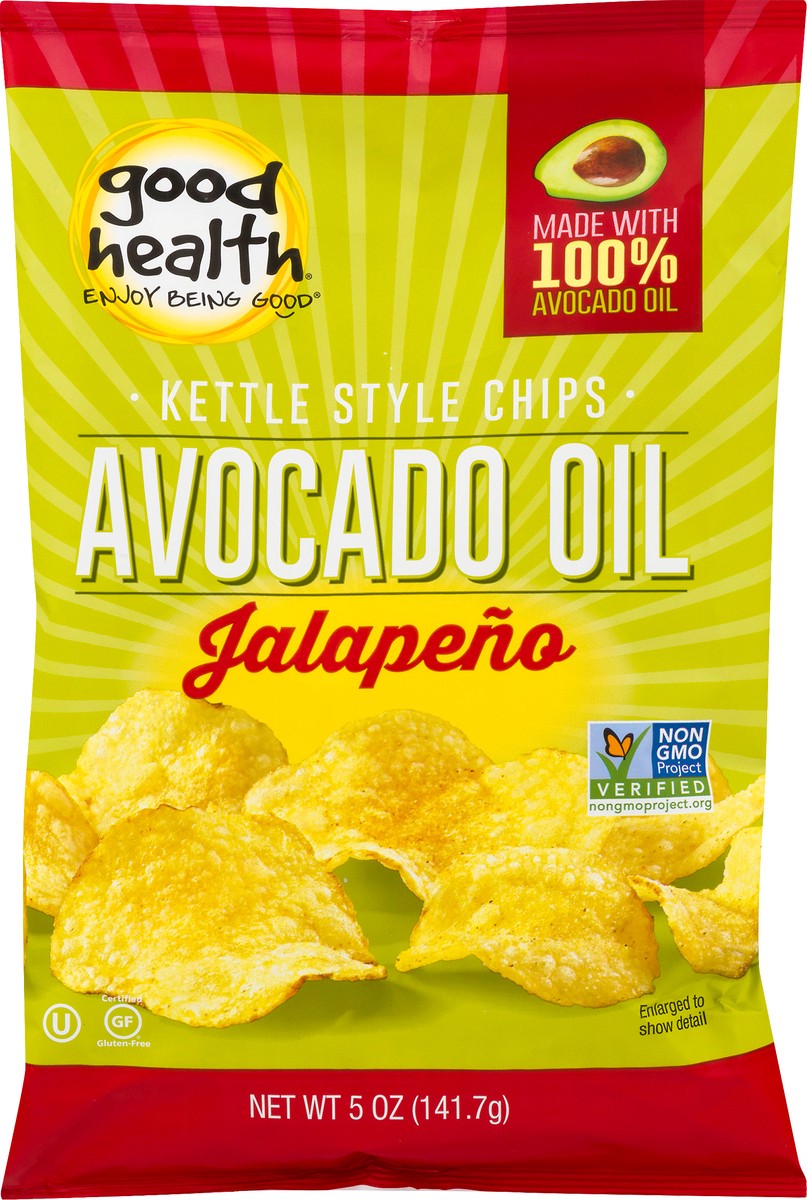 slide 1 of 13, Good Health Jalapeno Potato Chips, 5 oz