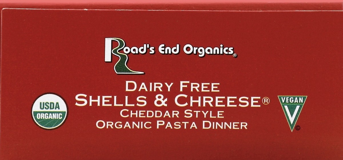 slide 3 of 4, Road's End Organics Cheddar Style Shells And Chreese, 6.5 oz