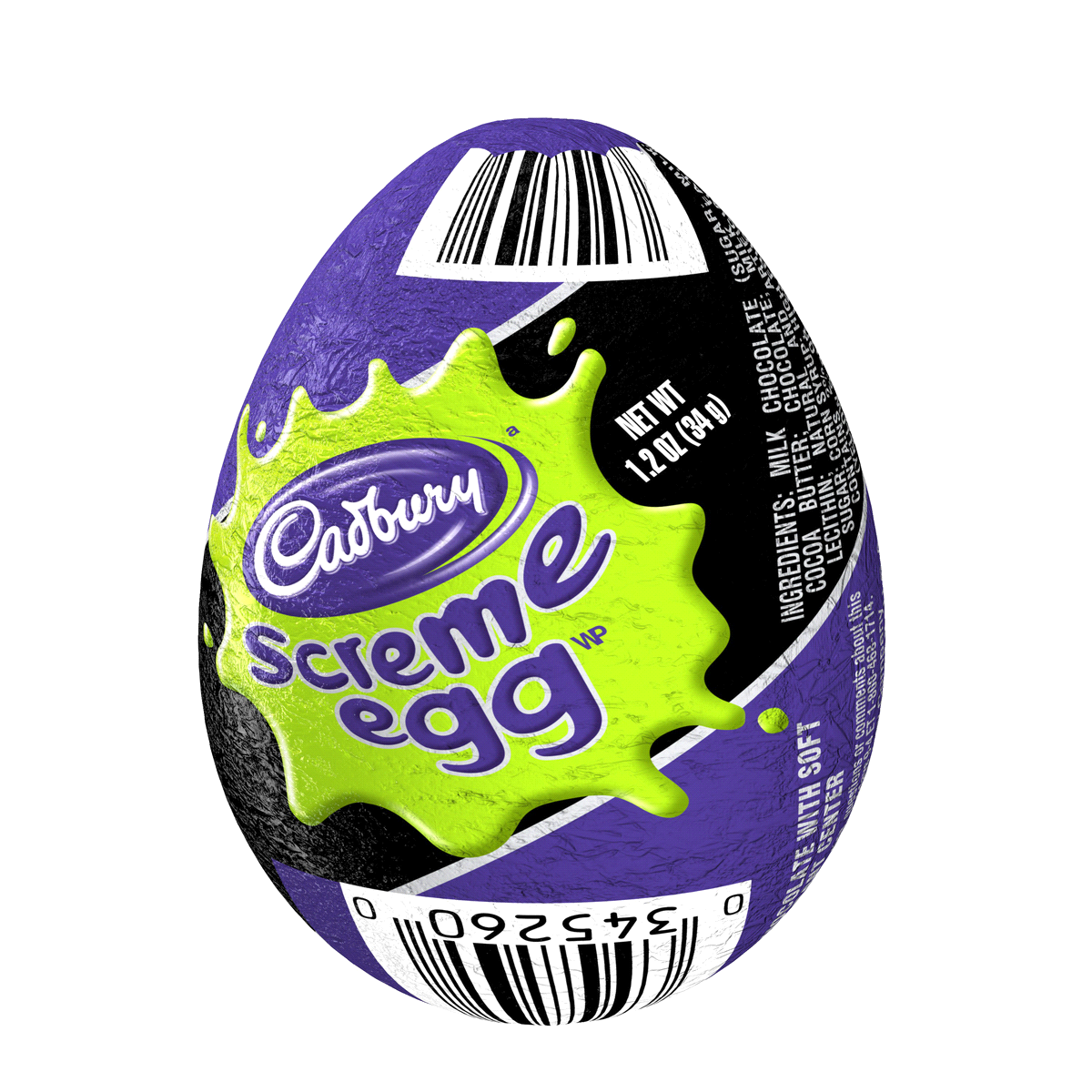slide 1 of 1, Cadbury Halloween Screme Egg, 1.2 oz