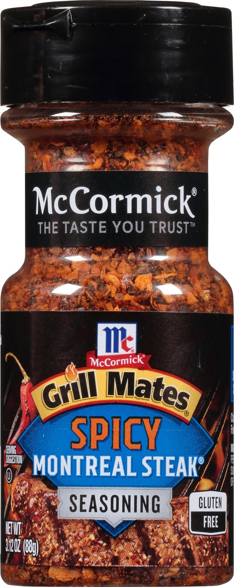 slide 5 of 7, McCormick Grill Mates Spicy Montreal Steak Seasoning, 3.12 oz, 3.12 oz