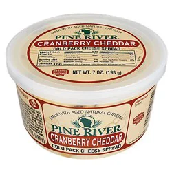 Pine River Cheese Spread Cranberry Cheddar