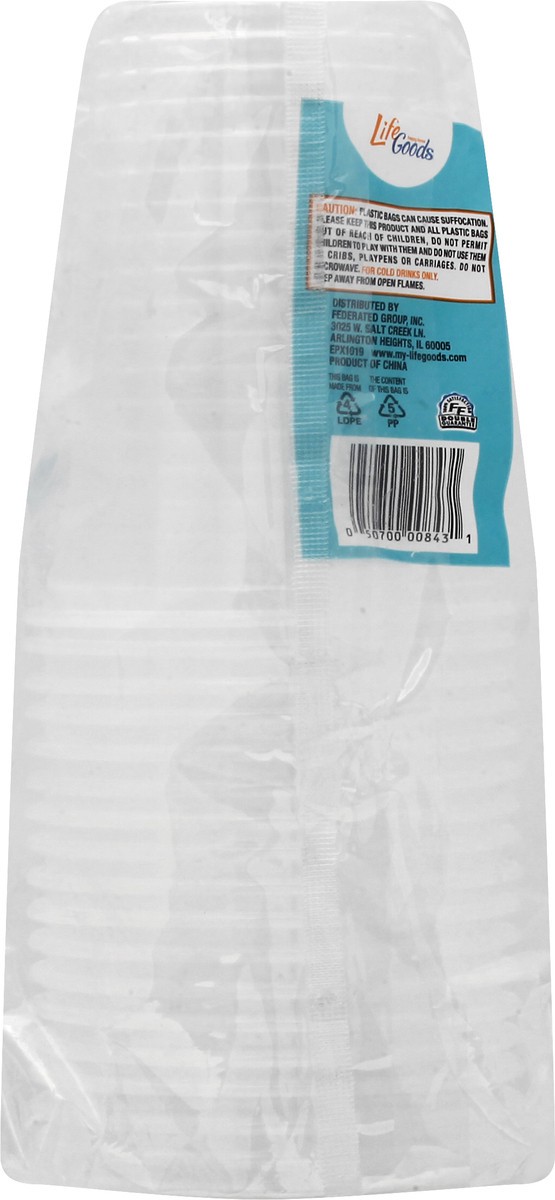slide 2 of 8, Life Goods 16 Ounce Plastic Cups 18 ea, 18 ct