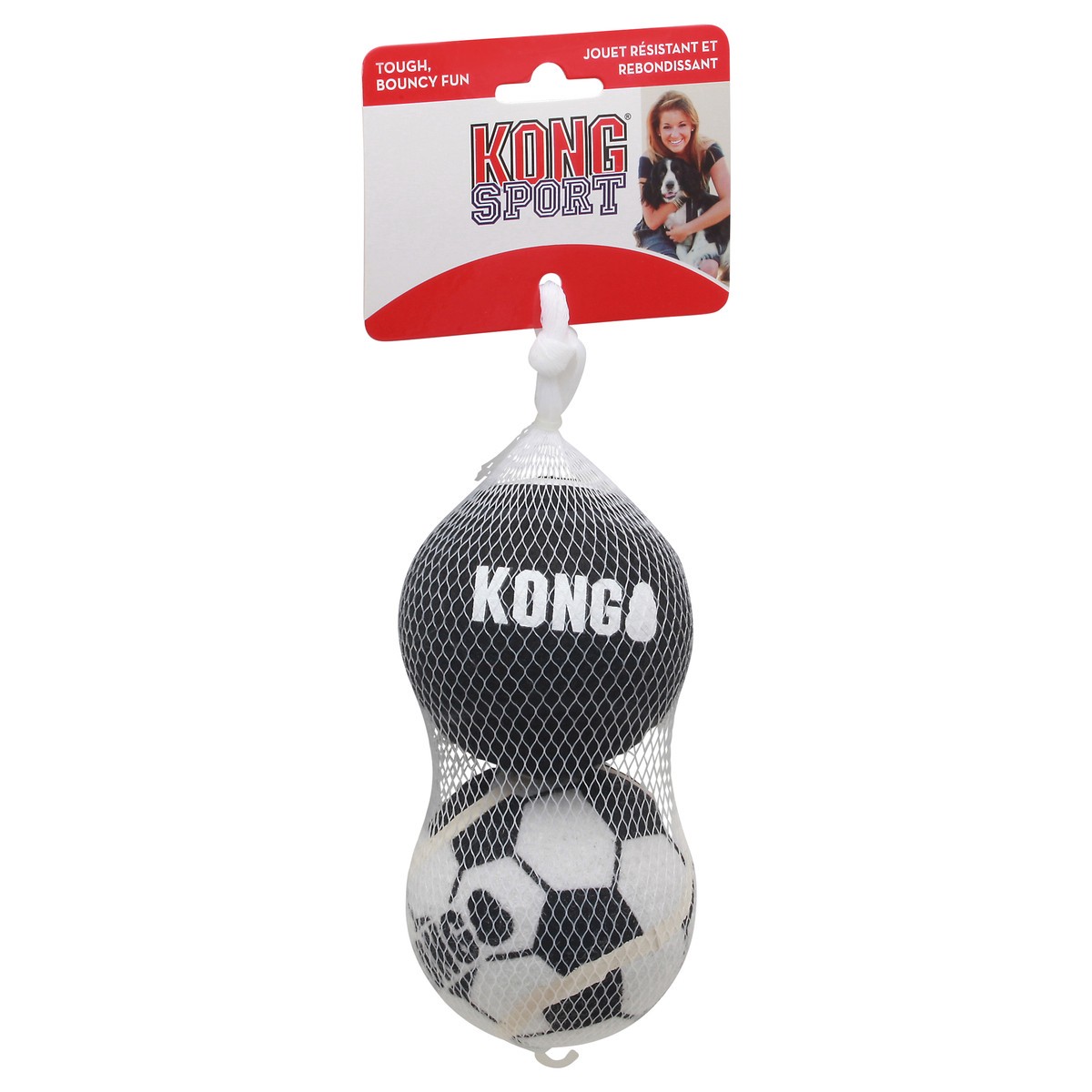 slide 2 of 9, KONG Large Sport Balls Dog Toy 2 ea Card, 2 ct