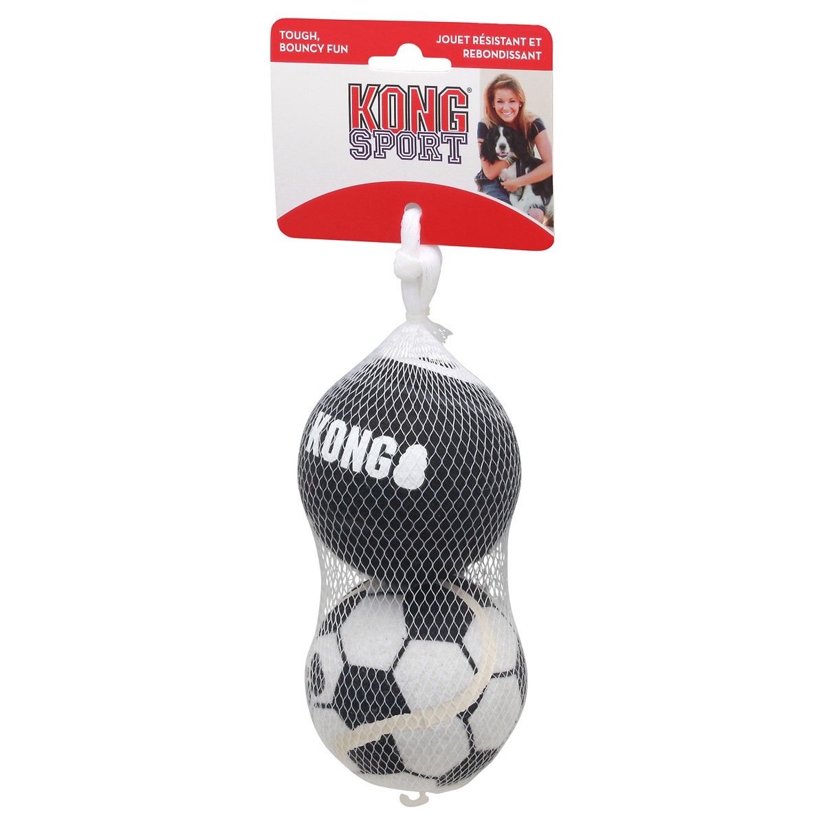 slide 7 of 9, KONG Large Sport Balls Dog Toy 2 ea Card, 2 ct