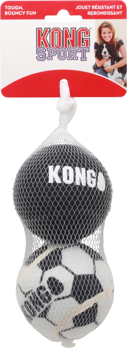 slide 9 of 9, KONG Large Sport Balls Dog Toy 2 ea Card, 2 ct