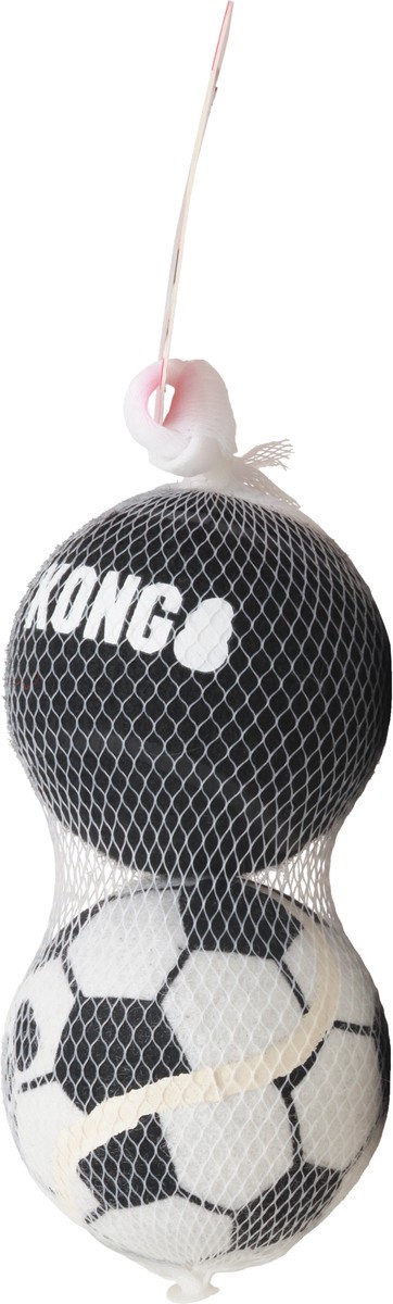 slide 4 of 9, KONG Large Sport Balls Dog Toy 2 ea Card, 2 ct