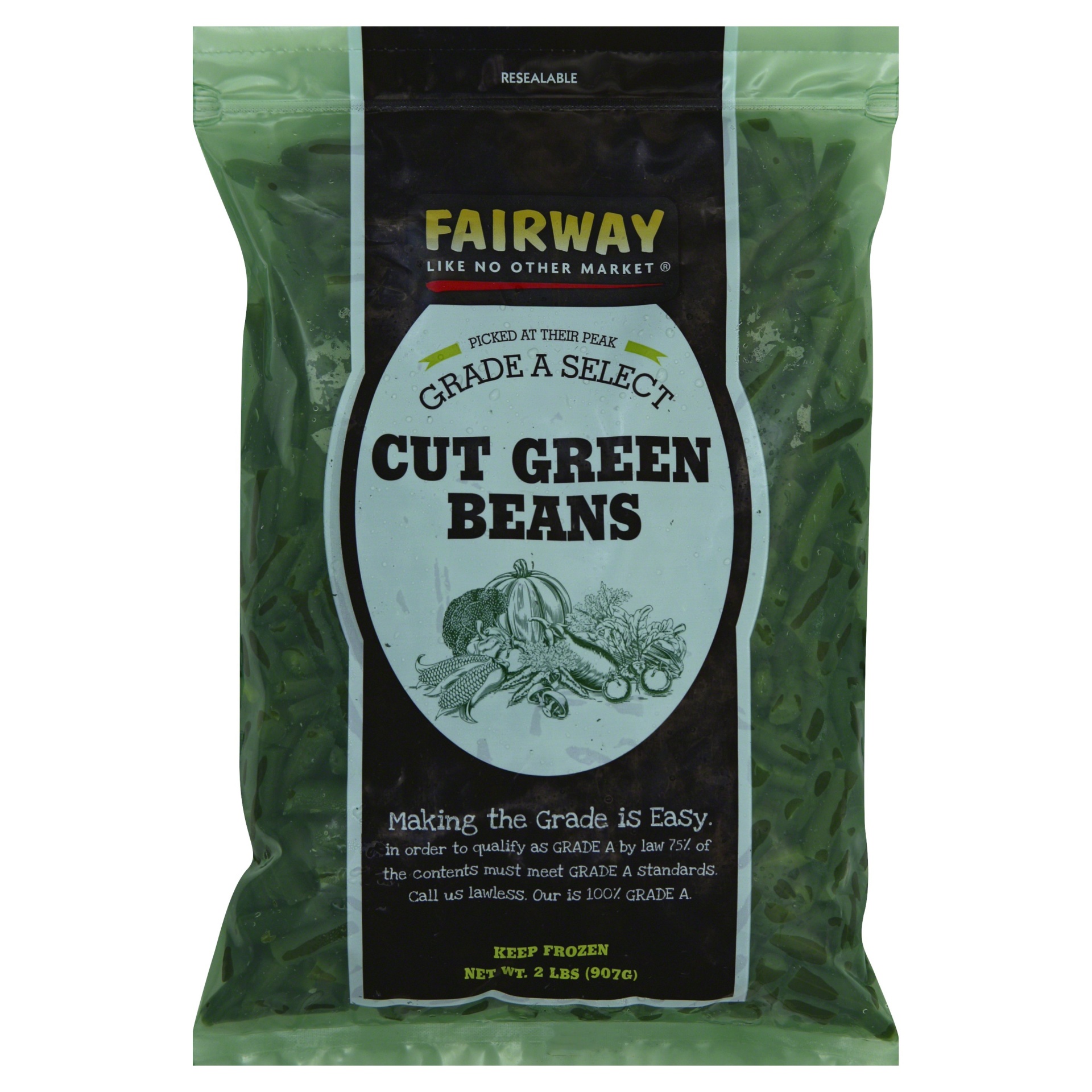 slide 1 of 1, Fairway Grade A Select Cut Green Beans, 32 oz