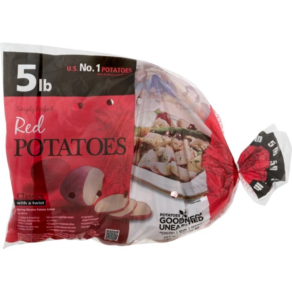 slide 1 of 1, Bag Of Red Potatoes, 5 lb