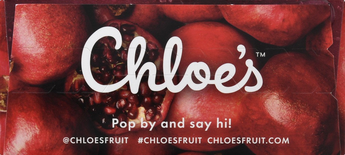 slide 9 of 9, Chloe's Pops Pomegranate, 10 oz